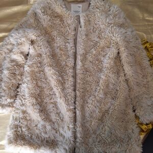 Zara Girls Textured Cream Vest